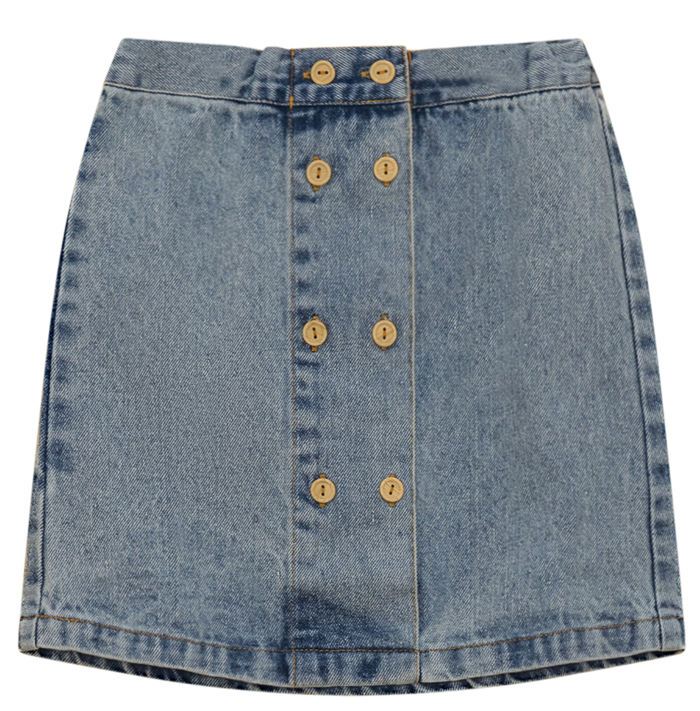 THE DOUBLE PRESS BUTTON SKIRT