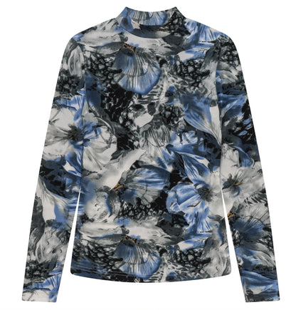 LONG SLEEVE  MOCKNECK TEE