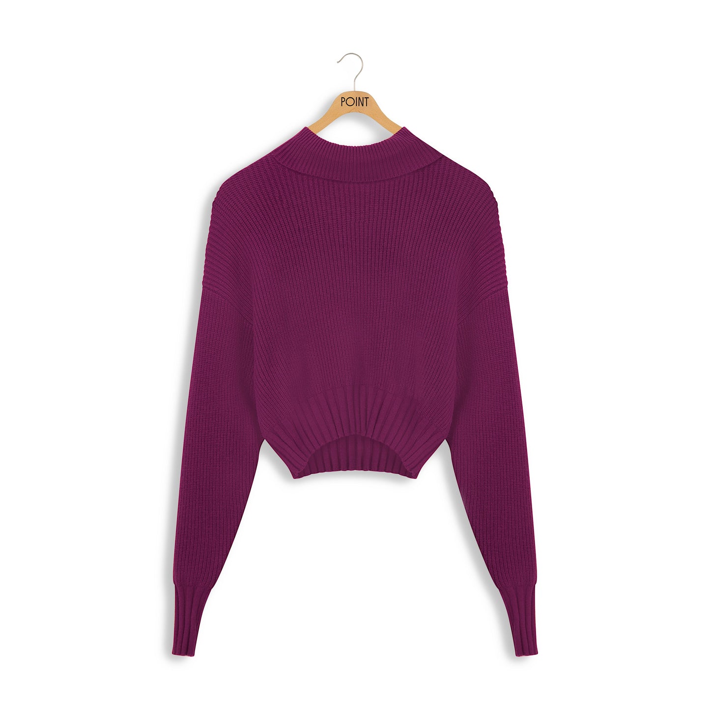 POINT CHUNKY DOLMAN SWEATER