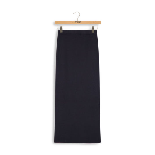 POINT STRAIGHT RIB SKIRT