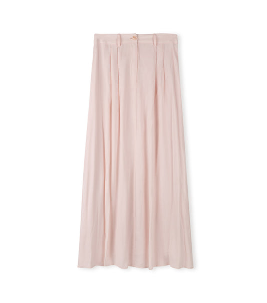 FLOWY PLEAT OPEN SKIRT