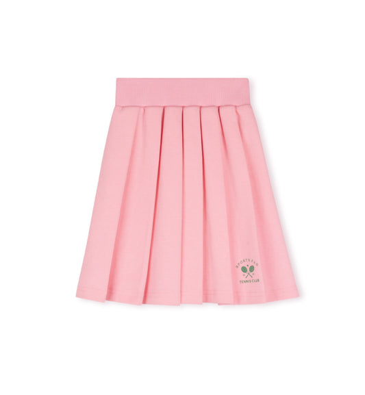 RACKET PLEATED SKIRT