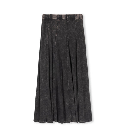 PANELED MIDI SKIRT