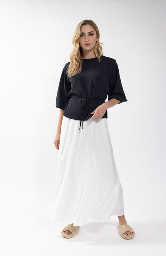 WAIST GODET SKIRT