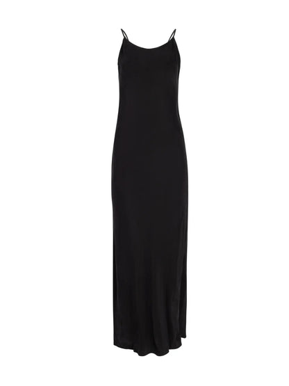 POINT BRUSHED STRAIGHT DRESS