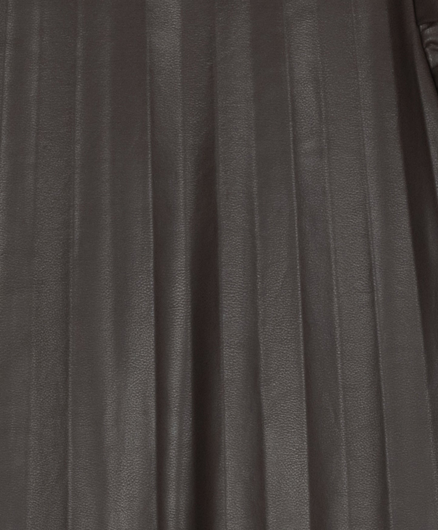 PLEATED LEATHER DRESS