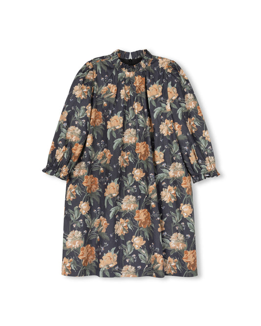 A-LINE FLORAL DRESS