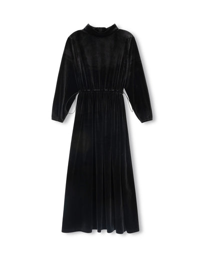 VELOUR SIDE TOGGLE ROBE