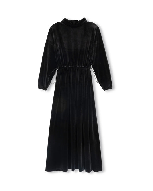 VELOUR SIDE TOGGLE ROBE