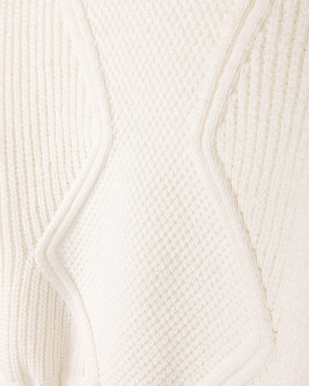 CHUNKY KNIT ZIG ZAG SWEATER