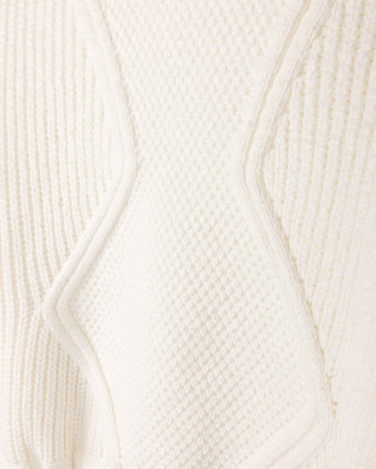 CHUNKY KNIT ZIG ZAG SWEATER
