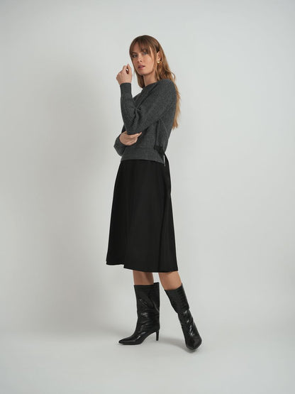 SIDE BELT SWEATERS
