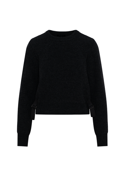SIDE BELT SWEATERS