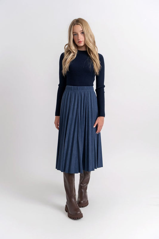 CORDUROY CRINKLE SKIRT