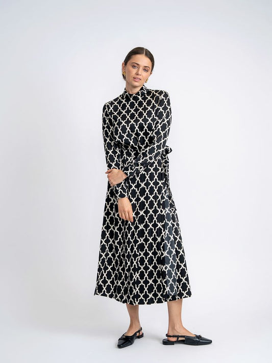 WRAP MIDI SKIRT