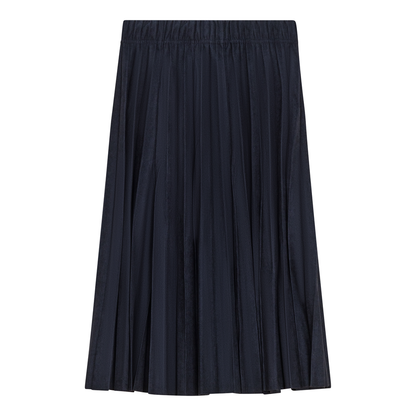 SHORT PLEATED CORDUROY SKIRT