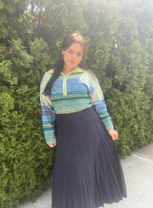 MIDI LENGTH CORDUROY SKIRT