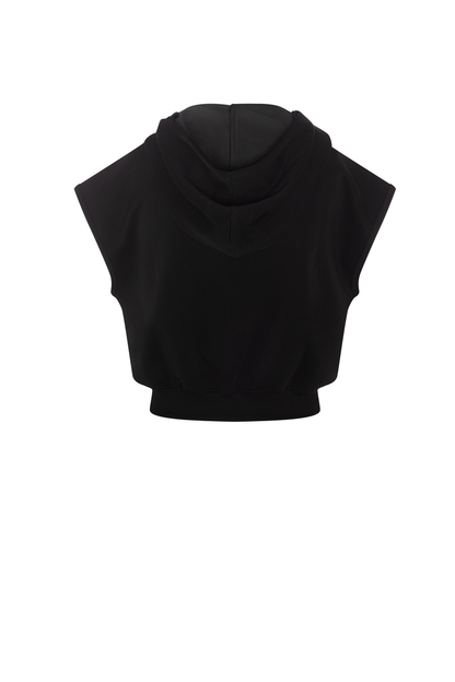 CROPPED HOODIE VEST