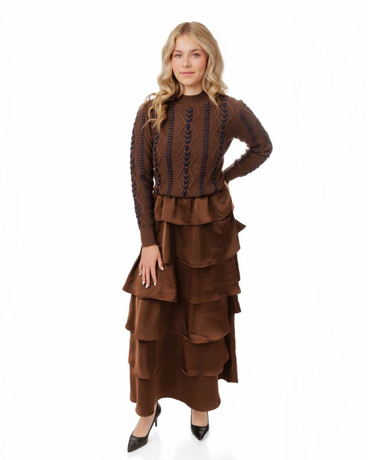 COMBO KNIT TOP