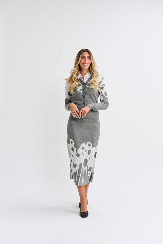 GREY PRINT SET