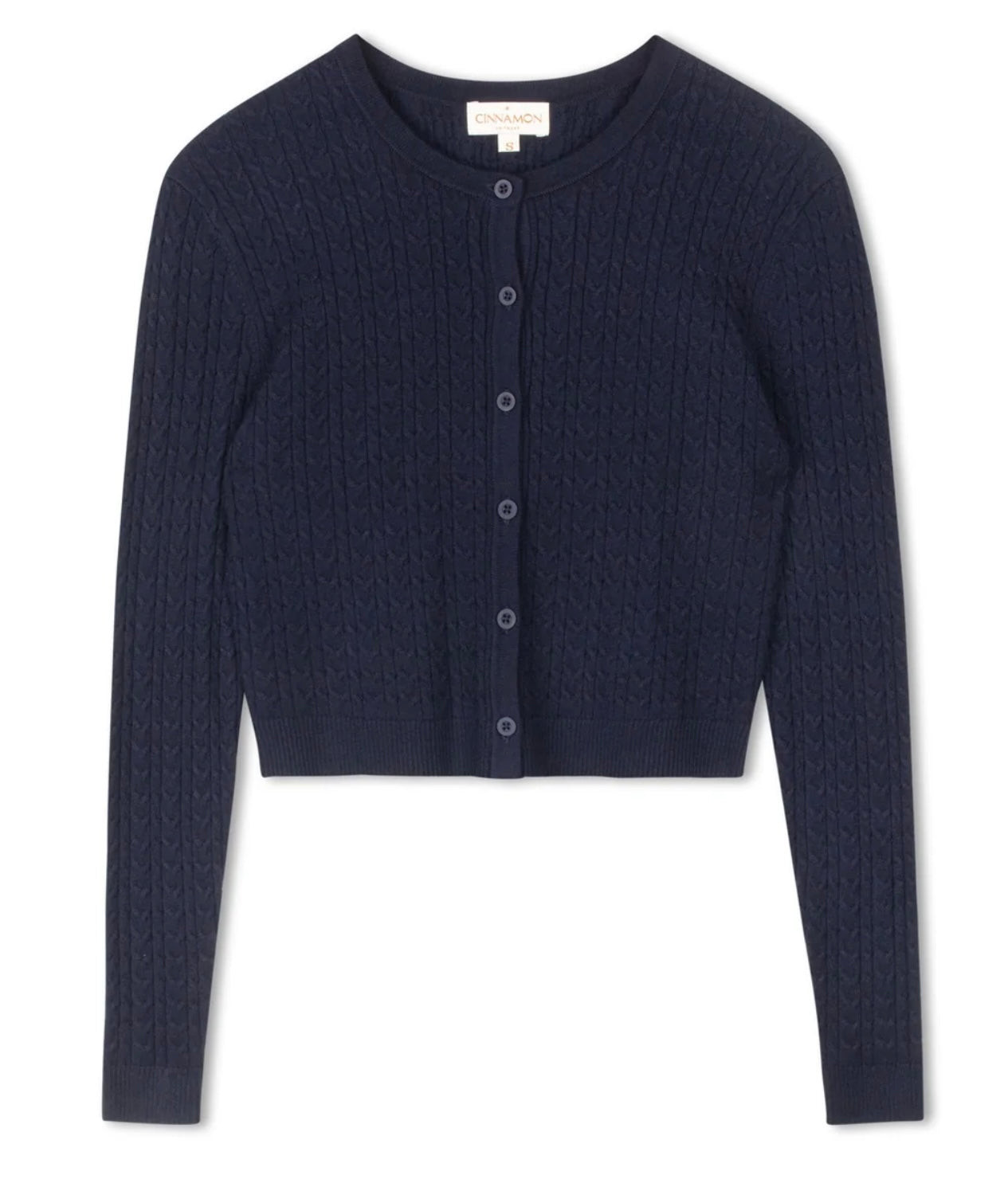 CINNAMON CABLE CARDI
