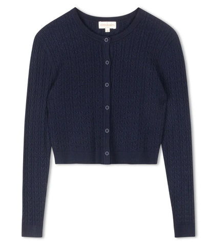 CINNAMON CABLE CARDI