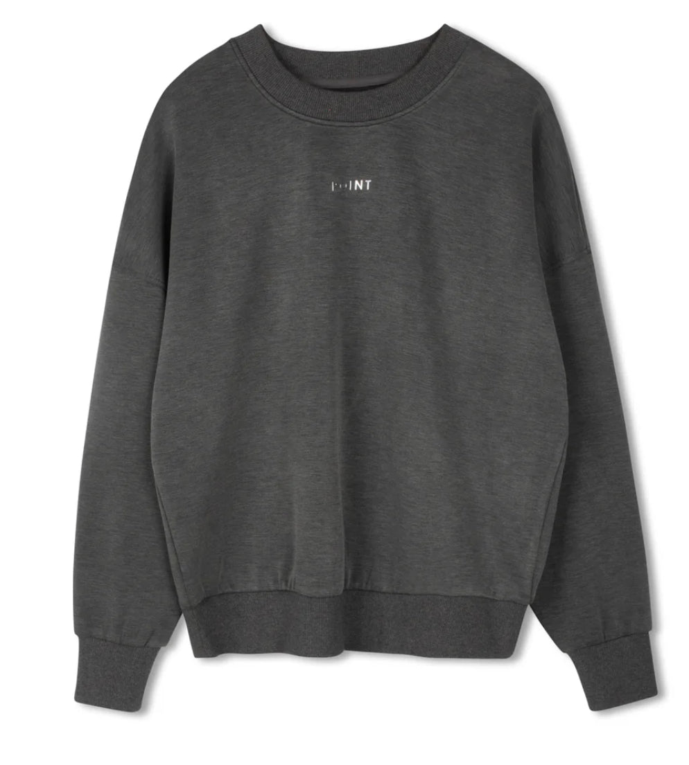 POINT CREW NECK SWEATSHIRT