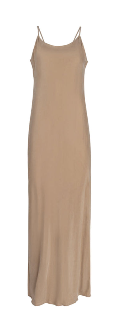 POINT BRUSHED STRAIGHT DRESS