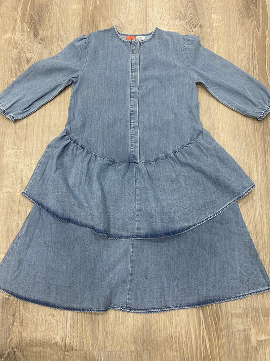 THE DENIM PEPLUM DRESS