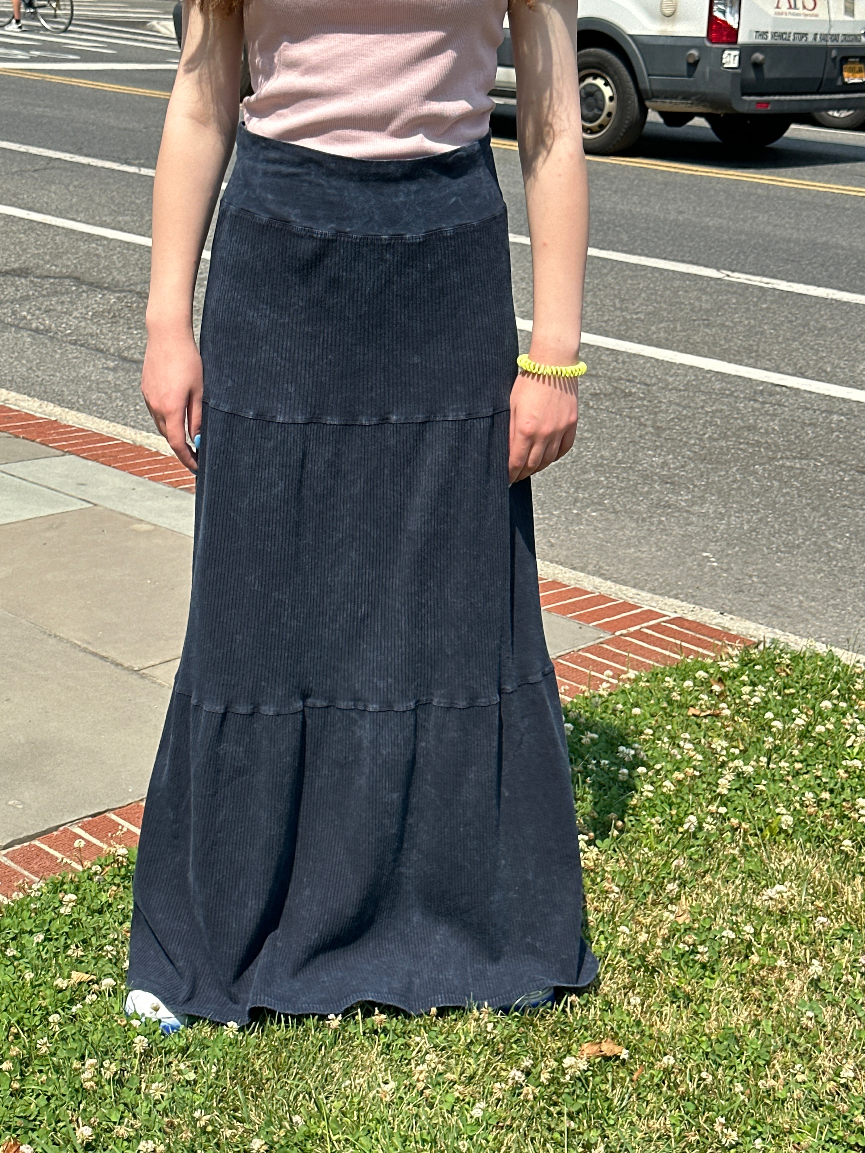 RIBBED MAXI SKIRT – Fallon's