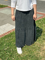 Load image into Gallery viewer, RIBBED MAXI SKIRT
