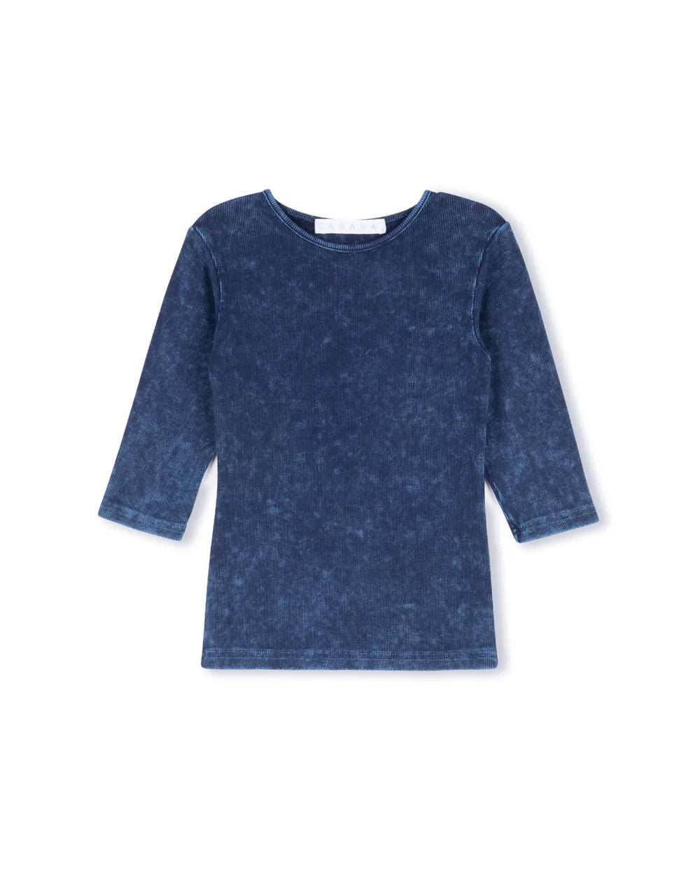 MINERAL WASH RIBBED TEE