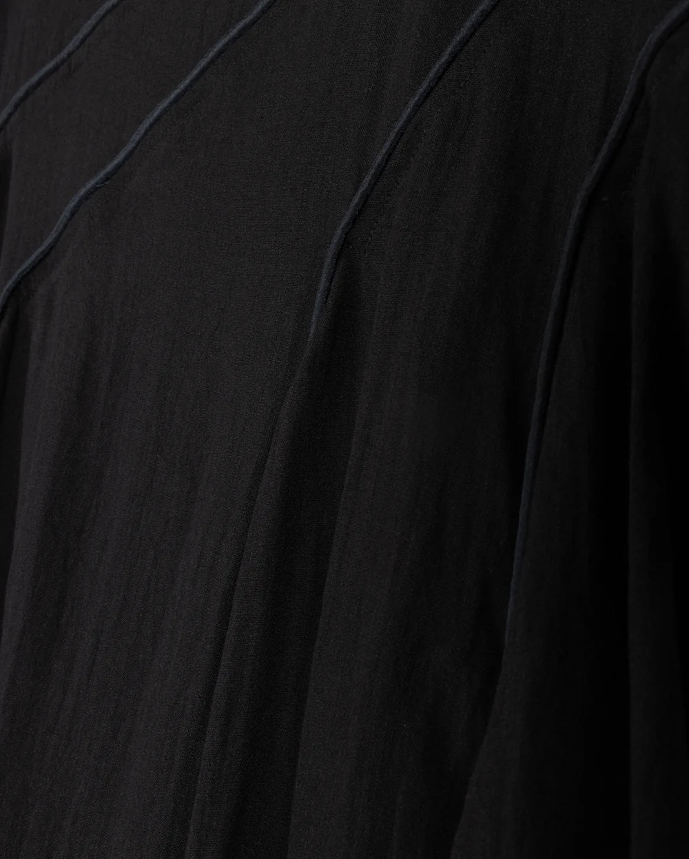 LINEN STITCHED DETAIL MAXI SKIRT