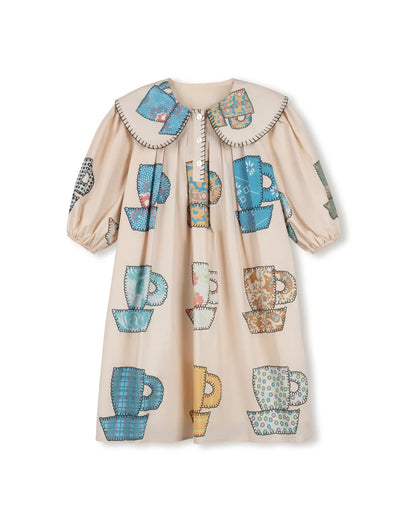 POPLIN TEAPOT DRESS