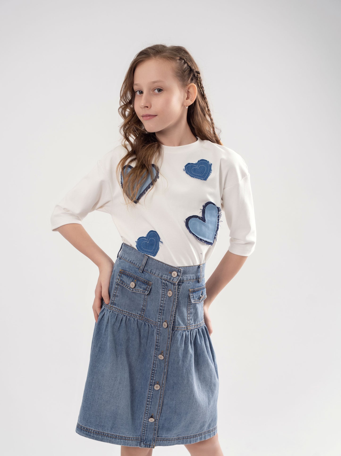 POCKET DENIM SKIRT