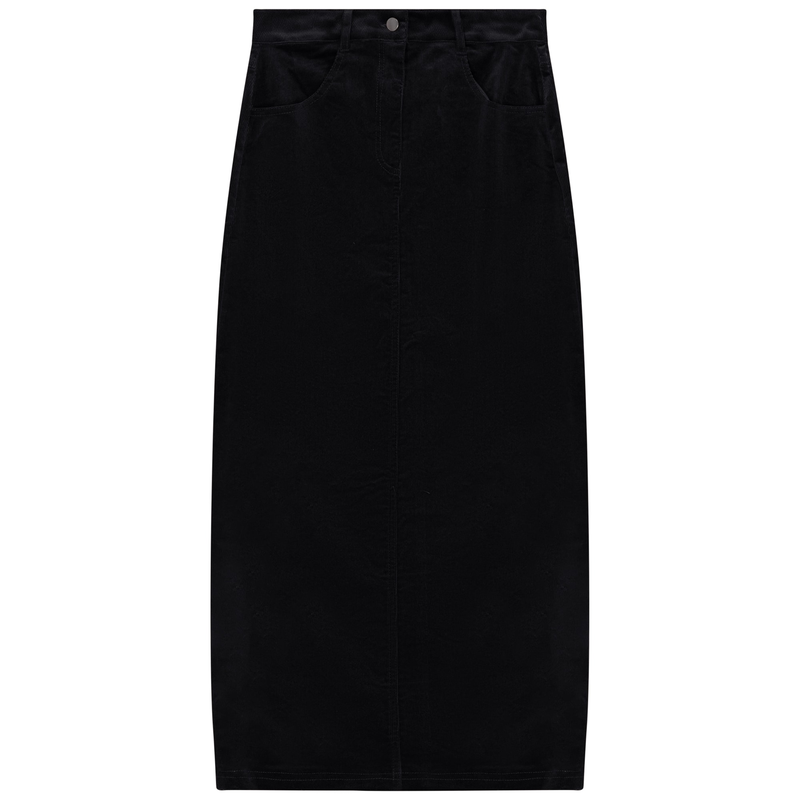 CORDUROY A LINE SKIRT