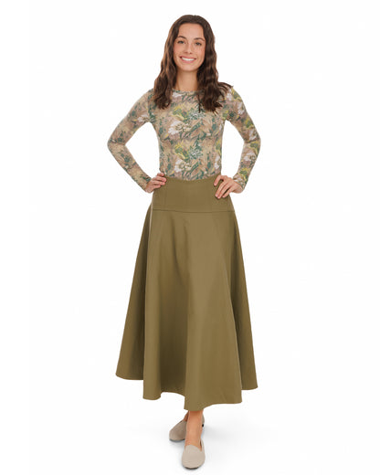 A-LINE CIRCLE SKIRT