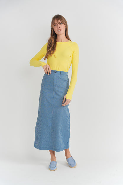 CUTOUT KNIT TOP
