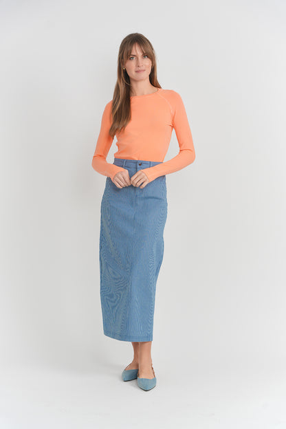 CUTOUT KNIT TOP