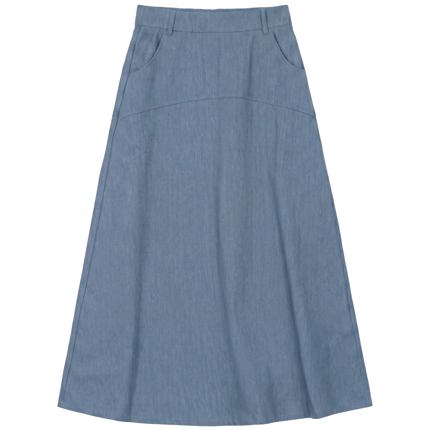 MIDI LENGTH DENIM SKIRT