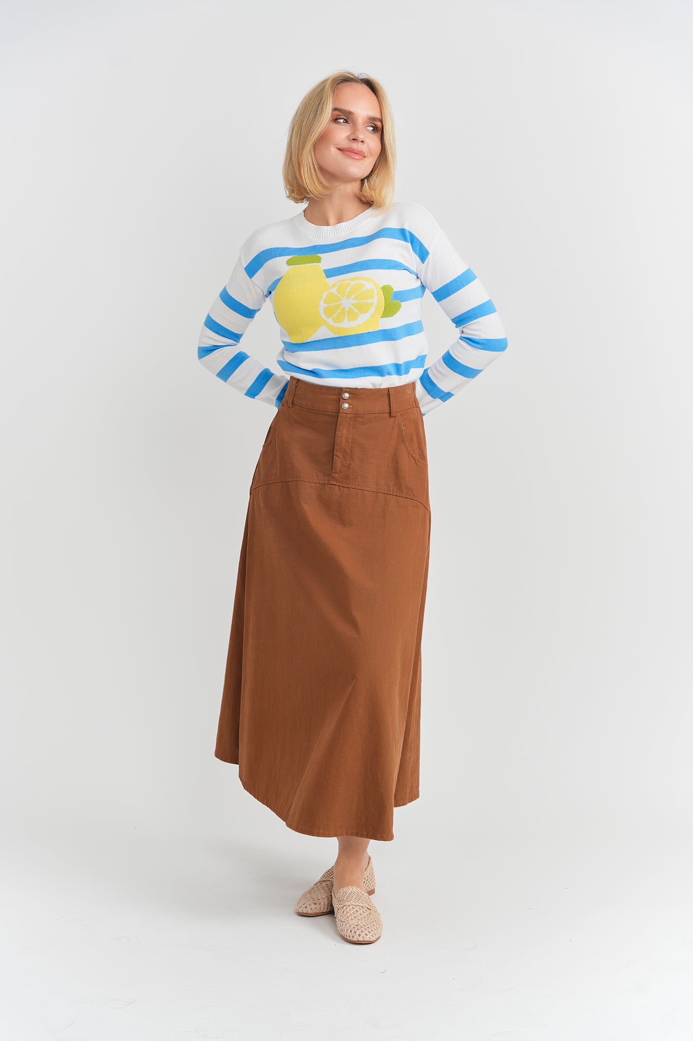 LEMON KNIT SWEATER