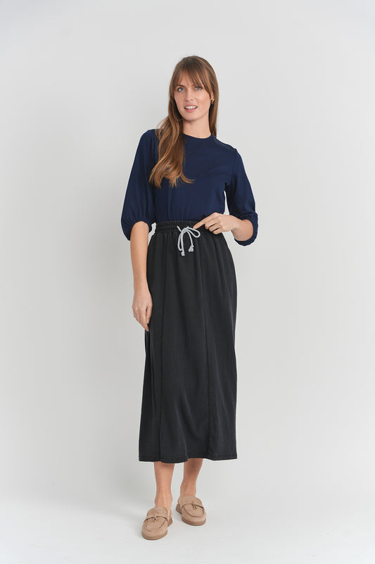 DENIM LONG SKIRT
