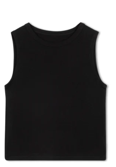 POINT CREW NECK TANK