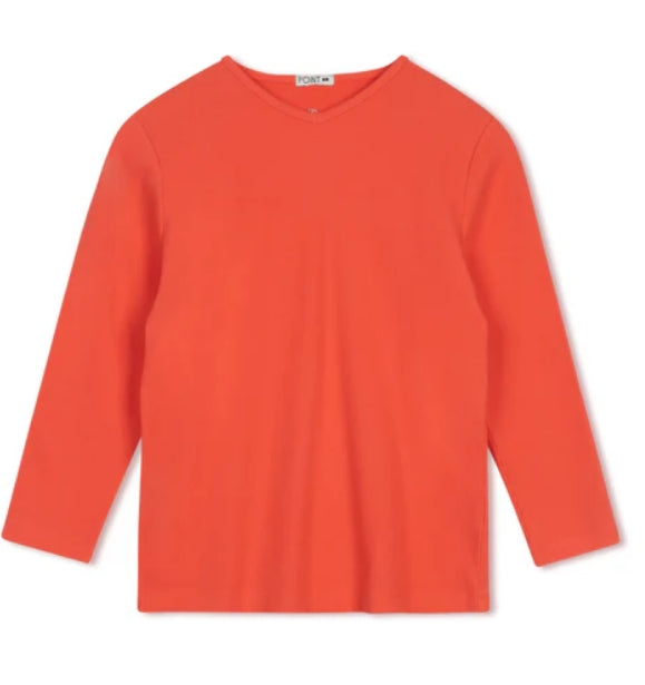 POINT 3/4 SLEEVE V-NECK