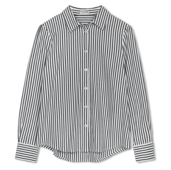 POINT KNIT BUTTON UP SHIRT