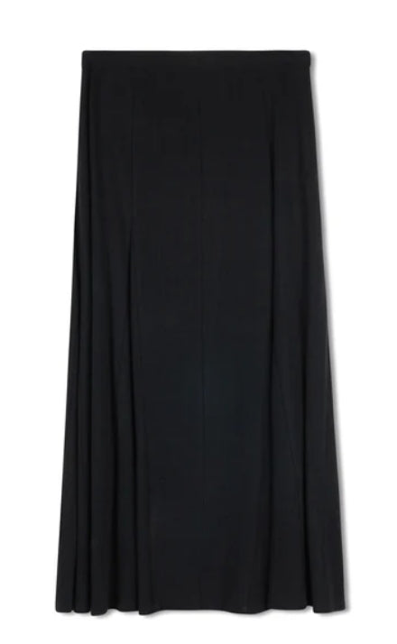POINT GORED LINEN SKIRT