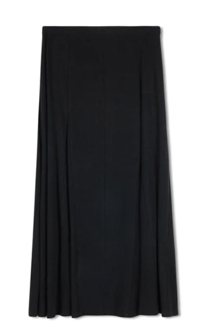 POINT GORED LINEN SKIRT