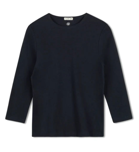 POINT 3/4 SLEEVE CREW TEE
