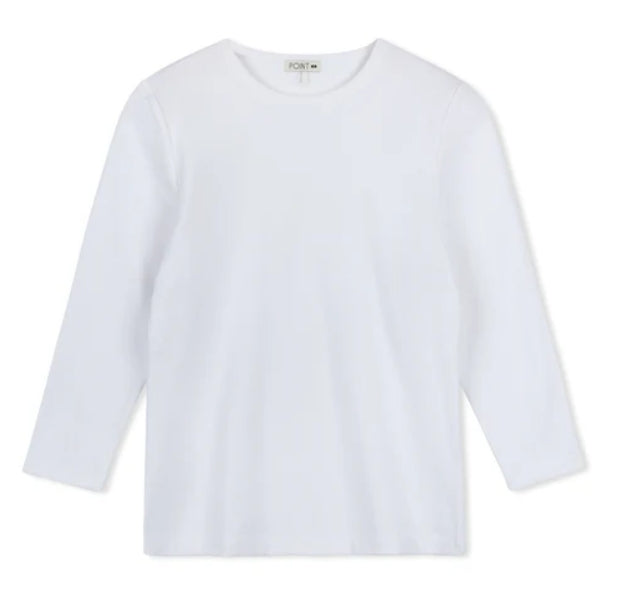 POINT 3/4 SLEEVE CREW TEE