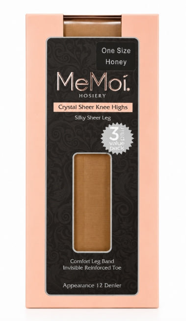 MEMOI KNEE HIGHS THREE PACK